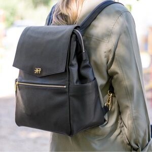 Freshly Picked Diaper Bag Backpack - Black